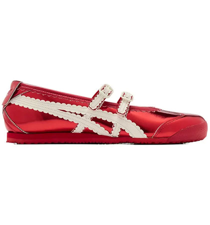 Onitsuka Tiger Mexico 66 TGRS Metallic Pack Classic Red Cream (Women's) - authentic Onitsuka Tiger sneakers