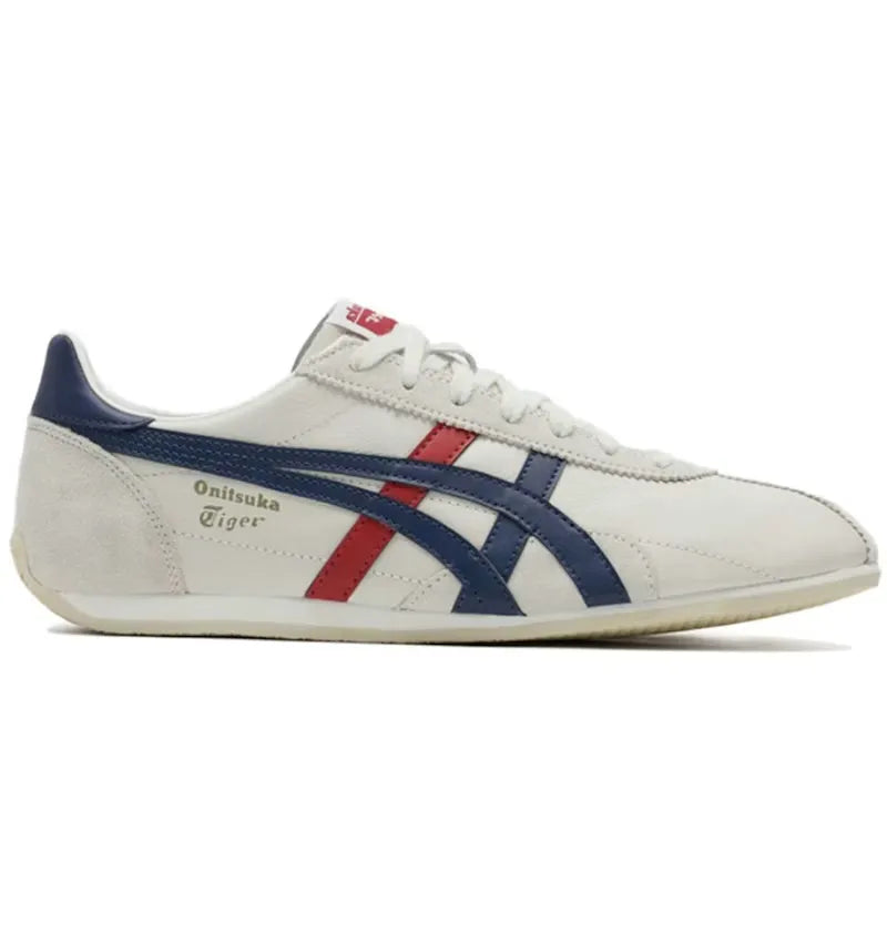 Onitsuka Tiger Mexico Runspark White Navy Red - vue 360