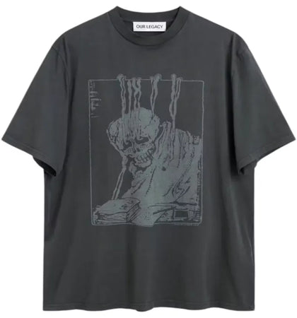 Our Legacy Box T-Shirt Mail Print - authentic Our Legacy apparel