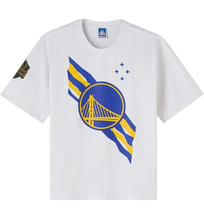 OVO NBA Golden State Wariors T-Shirt White - authentic OVO apparel
