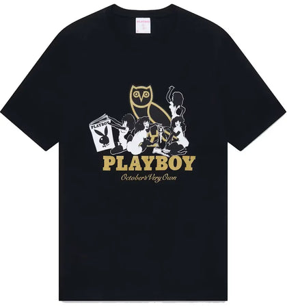 OVO Playboy Pin-Up T-Shirt Black - authentic OVO apparel