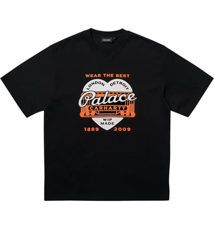 Palace Carhartt WIP Heart T-Shirt Black - authentic Palace apparel