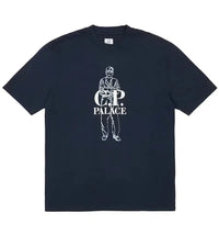 Palace C.P. Company Logo T-Shirt Navy