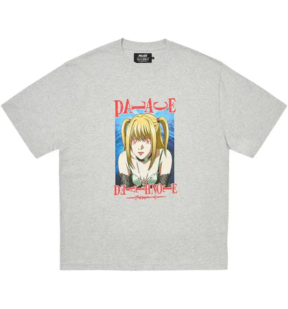 Palace Death Note T-shirt Grey Marl - authentic Palace apparel