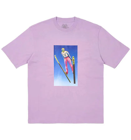 Palace Lift Off T-Shirt Light Purple - authentic Palace apparel