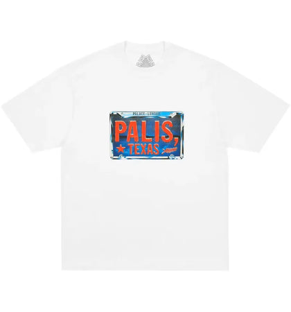 Palace Palis Texas T-Shirt White - authentic Palace apparel