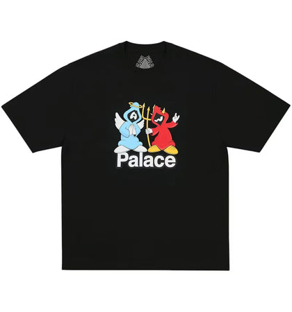 Palace Right And Wrong T-Shirt Black - authentic Palace apparel