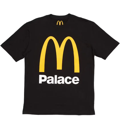 Palace x McDonald's Logo T-shirt Black - authentic Palace apparel