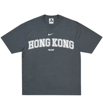 Palace x Nike Hong Kong Shop T-shirt Grey - authentic Palace apparel