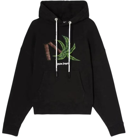 Palm Angels Broken Palm Hoodie Black/Green - authentic Palm Angels apparel