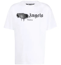 Palm Angels Paris Sprayed Logo T-shirt White