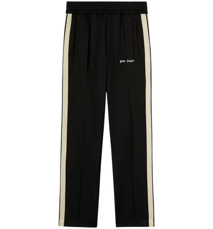 Palm Angels New Classic Track Pants Black/Beige - authentic Palm Angels apparel