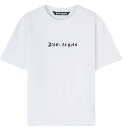 Palm Angels Slim Fit T-Shirt White/Black - authentic Palm Angels apparel