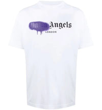 Palm Angels London Sprayed Logo T-shirt White