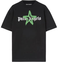 Palm Angels Star Sprayed T-shirt Black/Green