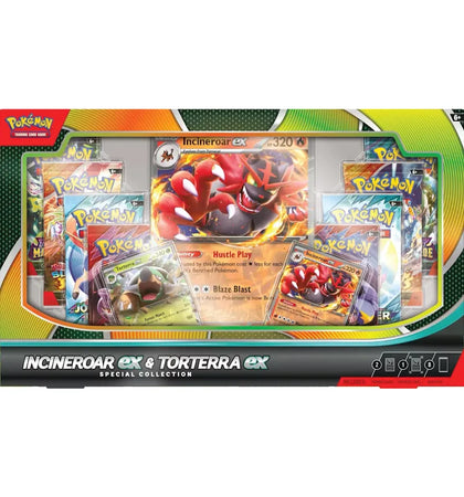 Pokémon Incineroar & Torterra ex Special Collection Box - authentic Pokemon product