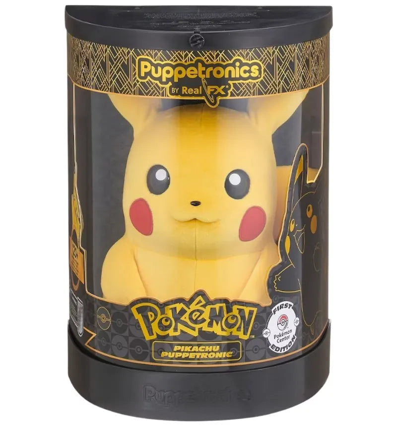 Pokemon Pikachu Puppetronic by RealFX Pokemon Centre Exlcusive Plsuh - vue 360