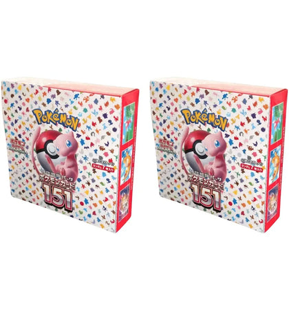 Pokémon Scarlet & Violet 151 Booster Box (Japanese) 2x Lot - authentic Pokemon product