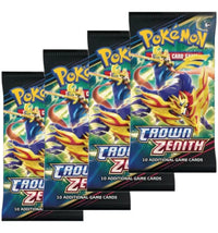 Pokémon Sword & Shield Crown Zenith Booster Pack 4x Lot (Artwork May Vary)
