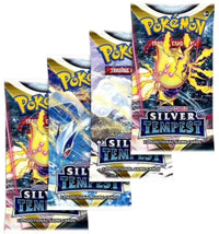 Pokémon Sword & Shield Silver Tempest Booster Pack 4x Lot (Artwork May Vary)
