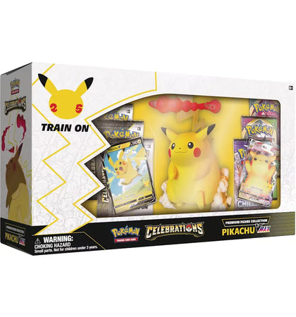 Pokémon TCG 25th Anniversary Celebrations Premium Pikachu VMAX Figure Collection Box - authentic Pokemon product