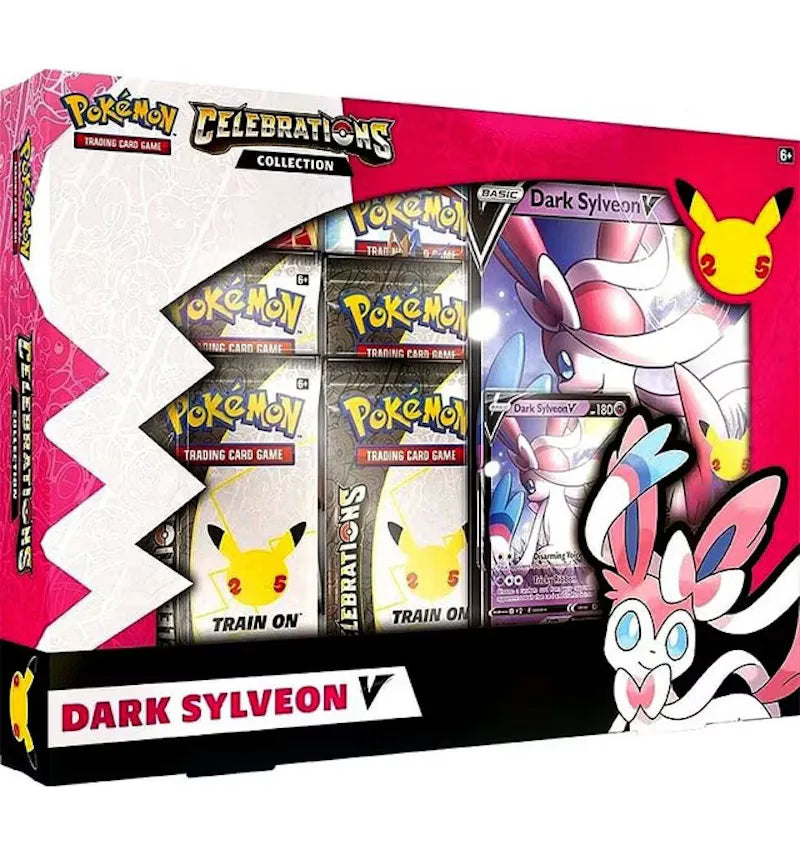 Pokémon TCG 25th Anniversary Celebrations V Box Dark Sylveon V - vue 360