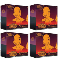 Pokémon TCG Scarlet & Violet Obsidian Flames Pokémon Center Elite Trainer Box 4x Lot