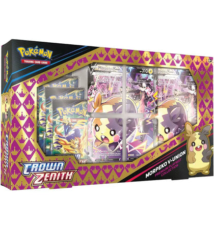 Pokémon TCG Sword & Shield Crown Zenith Morpeko V-UNION Premium Playmat Collection Box - authentic Pokemon product