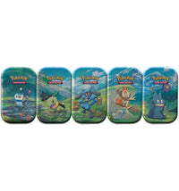 Pokémon TCG Sword & Shield Sinnoh Stars (Piplup/Turtwig/Riolu/Chimchar/Munchlax) Mini Tin Set 5x Lot