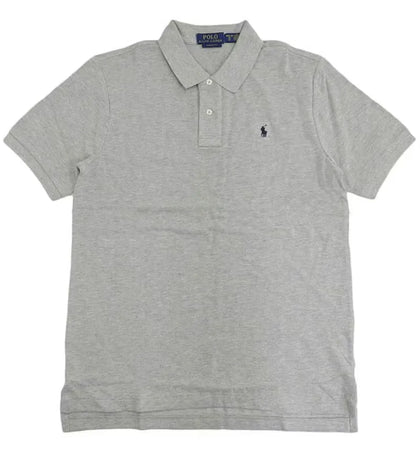 Polo Ralph Lauren Boys Short Sleeve Basic Mesh Polo New Grey Heather - authentic Polo Ralph Lauren product