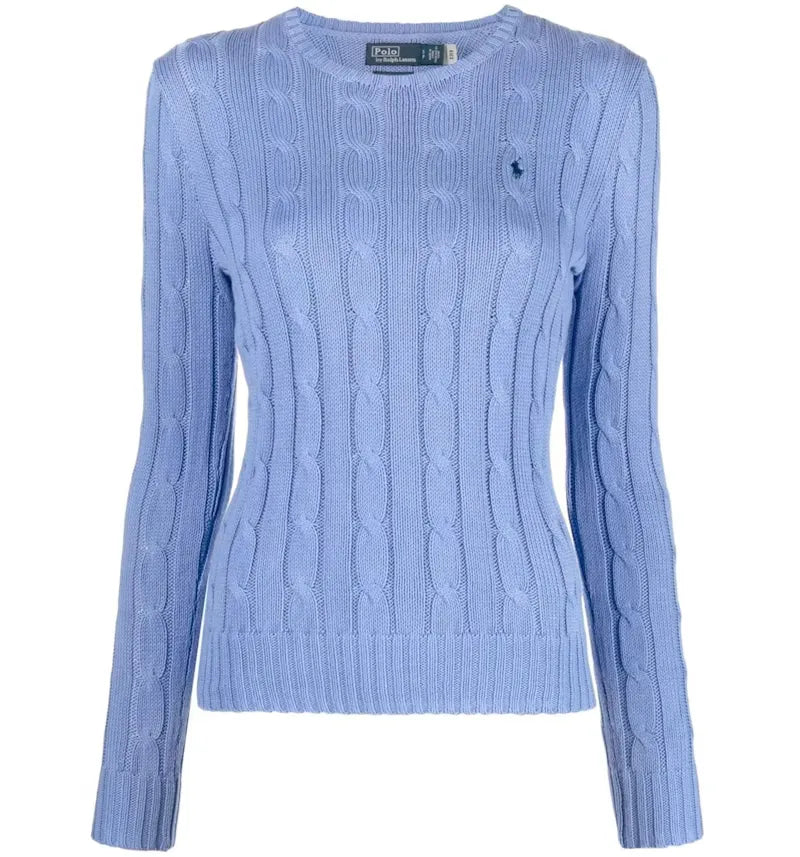 Polo Ralph Lauren Julianna Long Sleeve Pullover Blue - vue 360