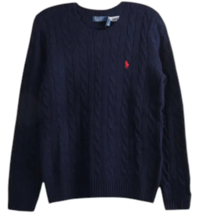 Polo Ralph Lauren Long Sleeve Pullover Hunter Navy - vue 360