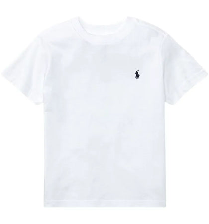 Polo Ralph Lauren Short Sleeve Cotton Jersey Crewneck T-shirt White - authentic Polo Ralph Lauren apparel