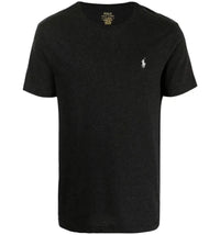 Polo Ralph Lauren Short-Sleeve Jersey Knit Crewneck T-shirt Black Marl Heather