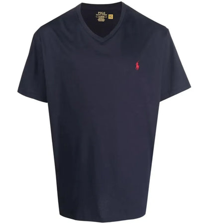Polo Ralph Lauren Short Sleeve V-Neck Classic Fit T-shirt Ink - authentic Polo Ralph Lauren apparel