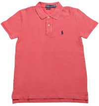 Polo Ralph Lauren Women's Knit Collar Polo Shirt Pale Red