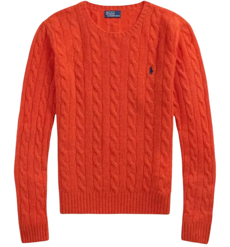 Polo Ralph Lauren Women's L/S Pullover Alloy Orange - vue 360