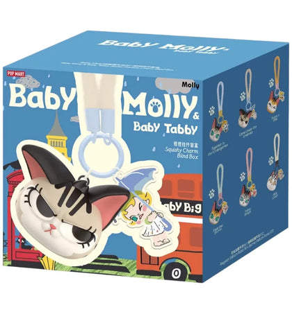 Pop Mart Baby Molly & Baby Tabby Series Pinch Pendant Single Blind Box - authentic Pop Mart product