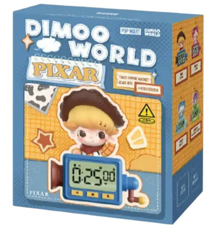 Pop Mart Dimoo Wolrd x Pixar Series Timer Frige Magnet Single Blind Box - authentic Pop Mart product
