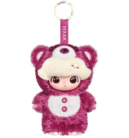 Pop Mart Dimoo World x Pixar Series Vinyl Plush Lotso Pendant - authentic Pop Mart product