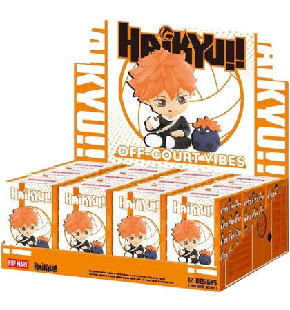 Pop Mart Haikyu!! Off-Court Vibes Series Figures Sealed Case (12 Blind Boxes) - authentic Pop Mart product