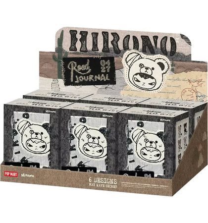 Pop Mart Hirono Road Journal Series Plush Doll Pendant Sealed Case (6 Blind Box) - authentic Pop Mart product