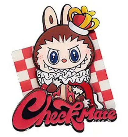 Pop Mart Labubu The Monsters Let's Checkmate Series King Fridge Magnet - authentic Pop Mart product
