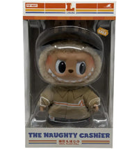 Pop Mart Labubu The Monsters The Naughty Cashier Vinyl Plush Doll 400%