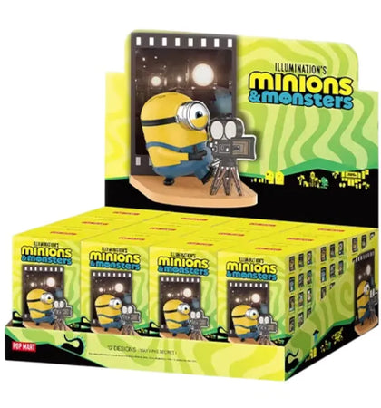 Pop Mart Minions and Monsters Series Figure Sealed Case (12 Blind Box) - authentic Pop Mart product