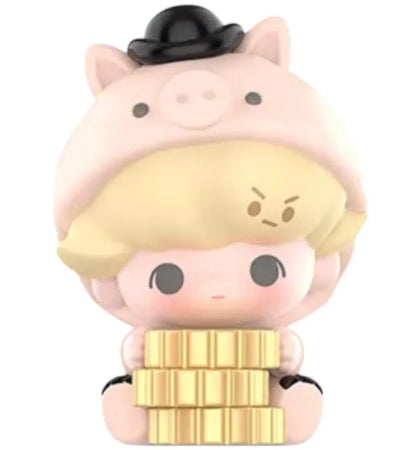 Pop Mart Pop Bean Dimoo World x Pixar Series Dimoo as Hamm Figures - authentic Pop Mart product