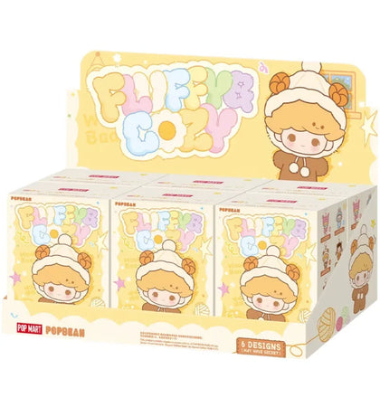 Pop Mart POP BEAN Fluffy & Cozy Series Plush Pendant Sealed Case (6 Blind Box) - authentic Pop Mart product