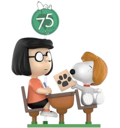 Pop Mart Pop Mart Peanuts 75th Anniversary Snoopy Comic Life Series Straight-A Student Figure - authentic Pop Mart product