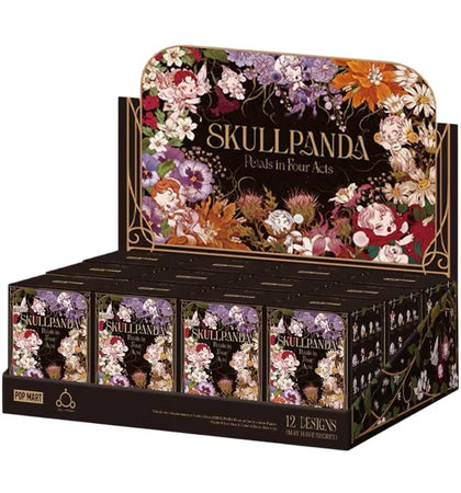 Pop Mart SKULLPANDA Petals in Four Acts Series Figures Sealed Case (12 Blind Box) - authentic Pop Mart product