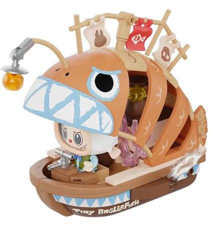 Pop Mart THE MONSTERS Labubu Chasing Mermaids Series The Tiny Anglerfish Block Figures - authentic Pop Mart product